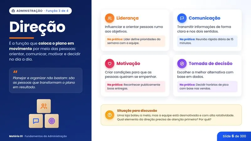 Slide: Direção